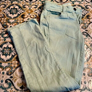 Light teal jeans